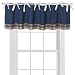 My Baby Sam Denim Patchwork Curtain Valance