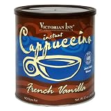 Victorian Inn Instant Cappuccino, French Vanilla, 2-Pound Canisters (Pack of 3)