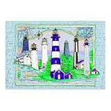Heritage Puzzle Coastal Del-Mar-Va Lighthouses 1000 Piece Jigsaw Puzzle
