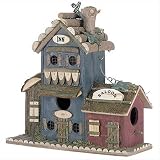 Inn & Saloon Wood Wooden Birdhouse Bird House Feeder