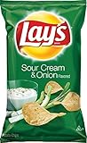 Lay's Sour Cream and Onion Potato Chips, 9.75 Ounce