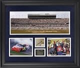 Jeff Gordon Framed Mini Pano 2 Photos Auto Plate