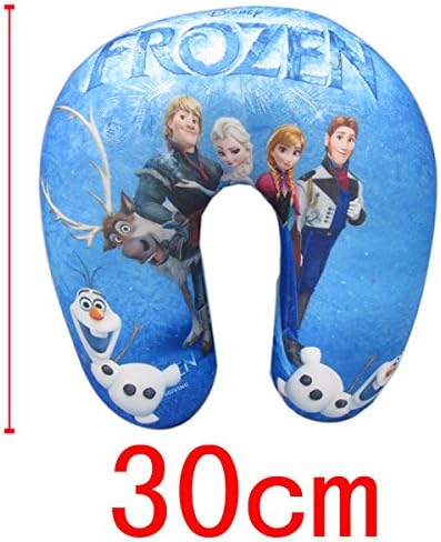 Comfort Foam Particles U Neck Travel Pillow - Frozen Style (Model@2)