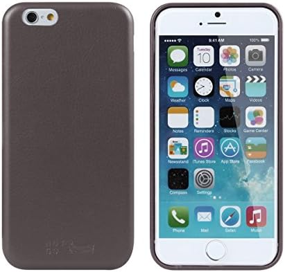HOTGO® Ultra Thin Folio PU Leather Smart Cover Case for Apple iPhone 6 4.7 inches - Black