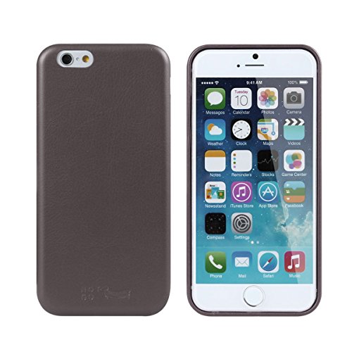 HOTGO® Ultra Thin Folio PU Leather Smart Cover Case for Apple iPhone 6 4.7 inches - Black