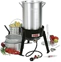 Bayou Classic 3016 30-Quart Outdoor Turkey Fryer with Basket and Fry Pot