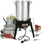 Bayou Classic 3016 30-Quart Outdoor Turkey Fryer with Basket and Fry Pot