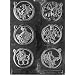 12 DAYS OF CHRISTMAS 1-6 Christmas Candy Mold Chocolate