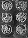 12 DAYS OF CHRISTMAS 1-6 Christmas Candy Mold Chocolate