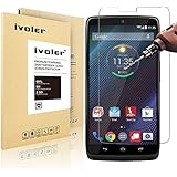 Motorola Droid Turbo Screen Protector- iVoler&reg; Tempered Glass Screen Protector for Motorola Droid Turbo- 0.2mm 9H Hardness Featuring Anti-Scratch, Anti-Fingerprint, Bubble Free- Lifetime Warranty