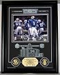 Warren Moon Hall of Fame Etched Glass Houston Oilers Photomint - Plaque