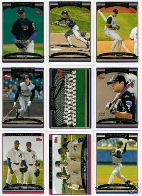 2006 Topps Series 2 ARIZONA DIAMONDBACKS baseball cards team set