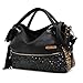 Oryer Fashion Women Handbag Tote Pu Clutch Lady Sexy Cool Lux Punk Leopard Sequin Bag