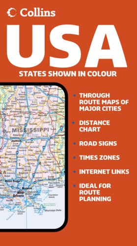 City Travel Guides Discounted   : Collins USA Road Map