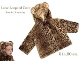 Luxe Leopard Hooded Baby Coat (6-12 Months)