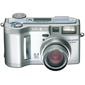Minolta Dimage S304 3MP Digital Camera w/ 4x Optical Zoom