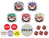 650 Eagle Las Vegas Poker Chipset with Free Bonus (See Product Features).