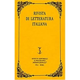 Rivista Di Letteratura Italiana by