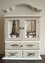 maritimer Wandschrank Serie Landhaus 41cm Handarbeit