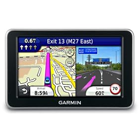 Garmin Nuvi 2460LMT Widescreen Satellite Navigation System with Lifetime Traffic & Map Subscription with street maps for Full Europe (45 countries) - 5 inch