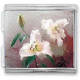 : Pair Of Flowers Mega Italian Charms Bracelet Link