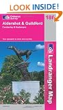 Aldershot and Guildford, Camberley and Haslemere (Landranger Maps)