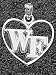 Anderson Jewelry Wake Forest Demon Deacons Heart Silver Pendant
