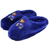 Kansas Jayhawks Royal Blue Ladies Fuzzy Slippers