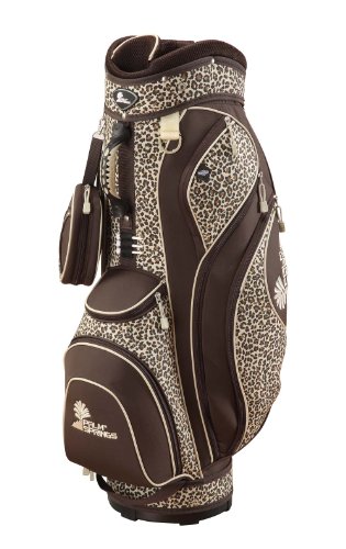 PALM SPRINGS GOLF 14 Way Divider LEOPARD Cart Bag