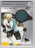 PATRICK MARLEAU 2005-06 SP Game Used Edition Authentic Fabrics JERSEY Card San Jose Sharks Hockey