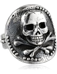 King Baby "Coin" Skull and Crossbones Ring