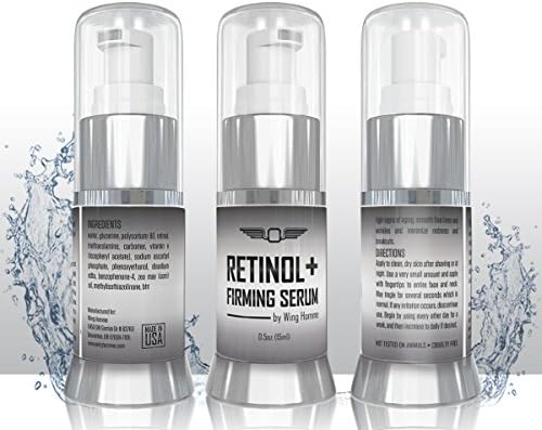 Retinol Anti Aging Serum with Vitamin C for MEN