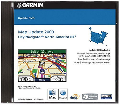 Garmin Map Update 2009 for City Navigator North America NT