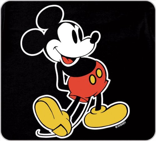 Disney Mickey Mouse Logoshirt T-Shirt weit-schwarz
