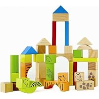 Hape Eco Toys / 38-piece Animal Block Set