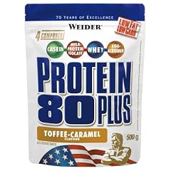 Weider Proteinpulver Protein 80+, Toffee-Caramel, 500 g
