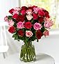 Classic Hot Pink Roses Bouquet