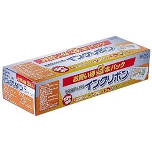 【クリックで詳細表示】ELPA FAXインクリボン FIR-A01-3P
