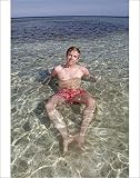 Photographic Print of Man on summer holi...