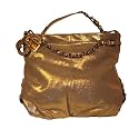 Coach Metallic Leather XL Brooke Hobo Handbag GM Bronze 14143 RARE