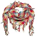 Sommer-Schal PLAID white/multi