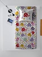 COSTURA Colcha Elefantti (Blanco)