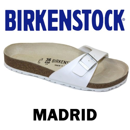 Birkenstock Madrid - White - FREE UK SHIPPING Birkenstock Madrid - White - FREE UK SHIPPING