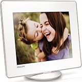 Philips SPH8428 Digitales Photo Book Bilderrahmen (20,3 cm (8 Zoll) Display, 4:3, 1 GB interner Speicher, Multislot Kartenleser) wei�