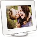 Philips SPH8428 Digitales Photo Book Bilderrahmen (20,3 cm (8 Zoll) Display, 4:3, 1 GB interner Speicher, Multislot Kartenleser) wei�