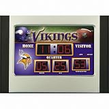 6.5"x9" Scoreboard Desk Clock- Minnesota Vikings