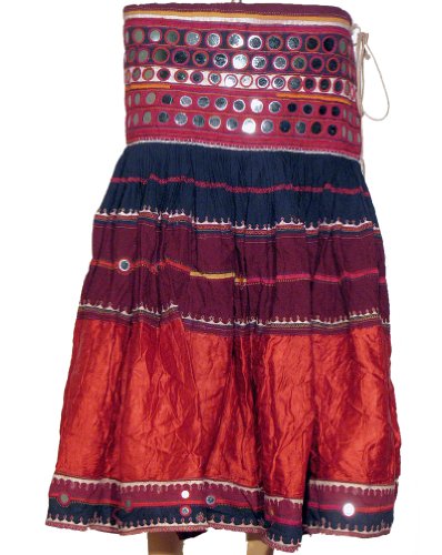 Banjara Belly Dancer Costume Boho Gypsy Style Skirt M