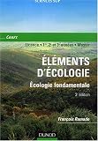 �l�ment d'�cologie : �cologie fondamentale (cours, Licence - 1re, 2e et 3e ann�es - Master)
