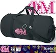 Phi Mu Duffel Bag Official NCAA Logo Phi Mu Design DUFFLE Travel / Fitness / Overnight Bag Luggage