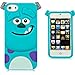 LliVEER 3D Cute Cartoon Silicone Monster Tiger Catt Ruerbber Back Case Cover For Apple iPhone 6 Plus 5.5inch Sully Monster